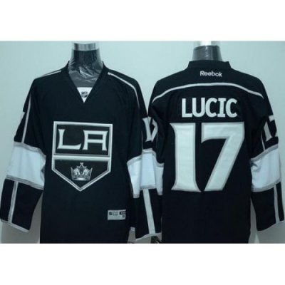 Los Angeles Kings  #17 Milan Lucic Black Home Stitched NHL Jersey