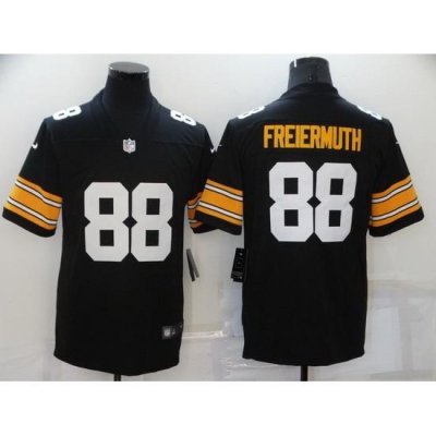 Men Pittsburgh Steelers Pat Freiermuth #88 Nike Black Vapor Limited Jersey