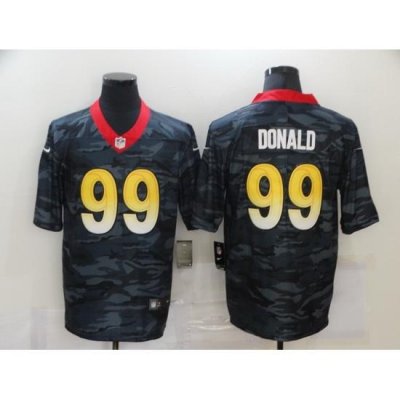 Nike Los Angeles Rams 99 Aaron Donald Black Camo Limited Jersey