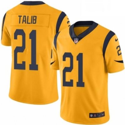 Youth Nike Los Angeles Rams 21 Aqib Talib Limited Gold Rush Vapor Untouchable NFL Jersey