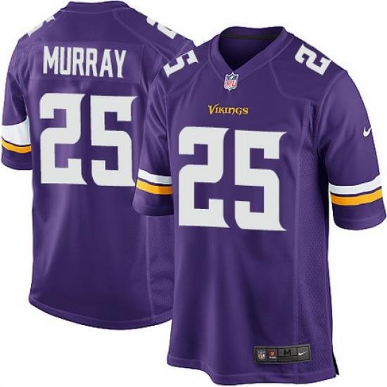 Nike Vikings #25 Latavius Murray Purple Team Color Youth Stitched NFL Elite Jersey