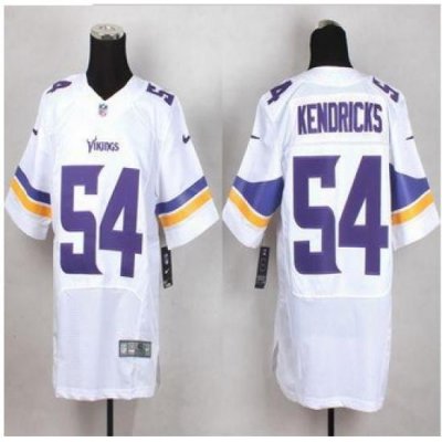 NeW Minnesota Vikings #54 Eric Kendricks White Men Stitched NFL Elite Jersey