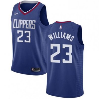 Womens Nike Los Angeles Clippers 23 Louis Williams Swingman Blue Road NBA Jersey Icon Edition