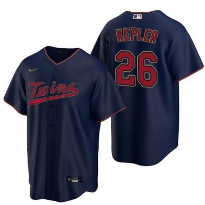 Men Minnesota TWins 26 Max Kepler Navy Cool Base Stitched Jerse