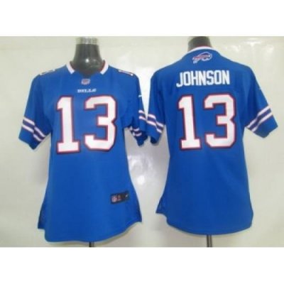 Women Nike Buffalo Bills 13 Johnson Jersey