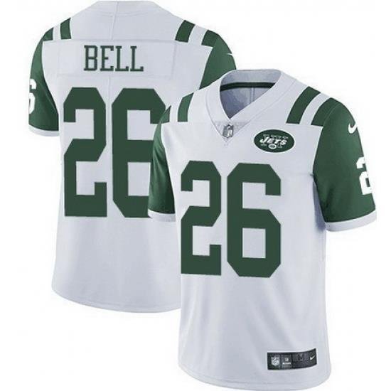 Nike Jets 26 Le 27Veon Bell White Vapor Untouchable Limited Jersey