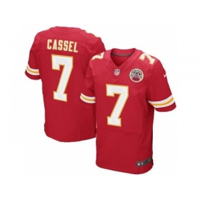 Nike Kansas City Chiefs 7 Matt Cassel red Game NFL Jersey