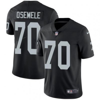 Nike Raiders #70 Kelechi Osemele Black Team Color Mens Stitched NFL Vapor Untouchable Limited Jersey