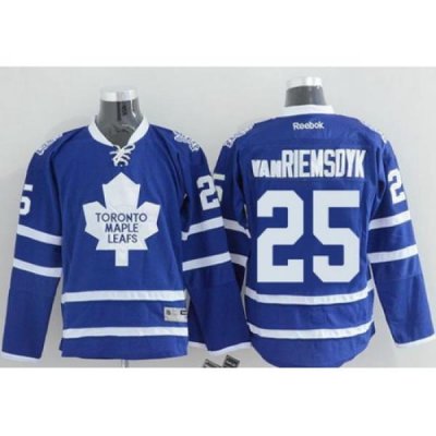 Maple Leafs #25 James Van Riemsdyk Blue Stitched NHL Jersey