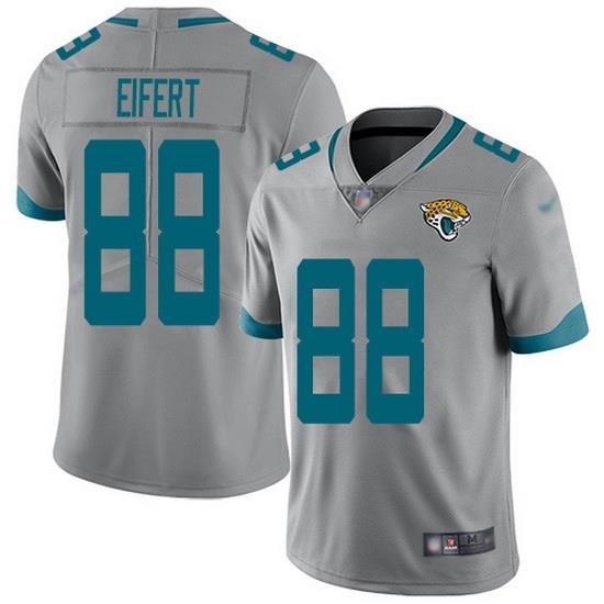 Nike Jaguars 88 Tyler Eifert Silver Men Stitched NFL Limited Inverted Legend Jersey