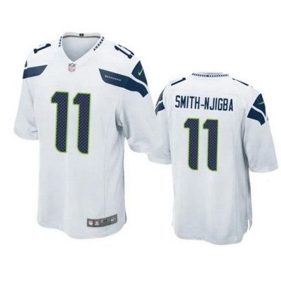 Youth Seattle Seahawks 11 Jaxon Smith Njigba White 2023 Draft Stitched Game Jersey