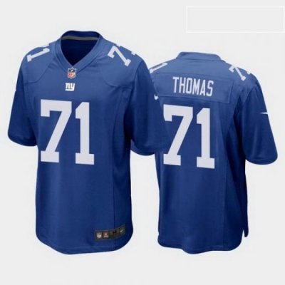 men andrew thomas new york giants royal game jersey 2020