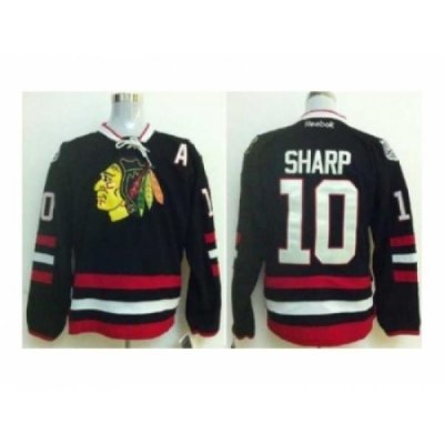 NHL Jerseys Chicago Blackhawks #10 Sharp black[2014 new stadium][patch A]