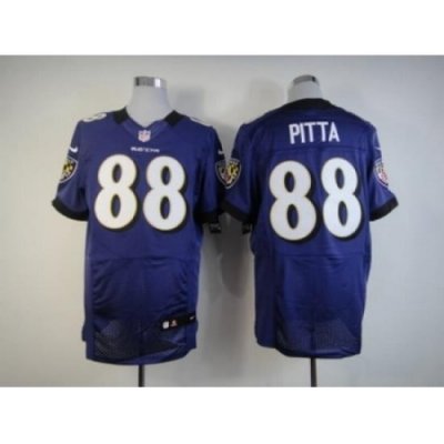 Nike Baltimore Ravens 88 Dennis Pitta Purple Elite NFL Jersey