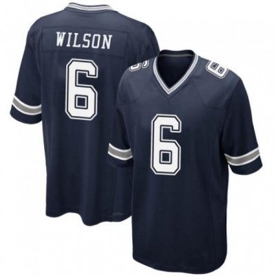 Men Dallas Cowboys 6 Donavan Wilson Navy Vapor Limited Stitched Jersey