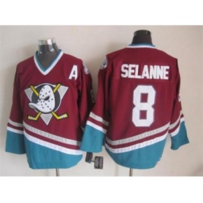 NHL Anaheim Ducks #8 Teemu Selanne red jerseys restore ancient ways