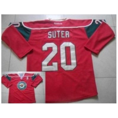 Minnesota Wild #20 Ryan Suter Red Stitched NHL Jersey