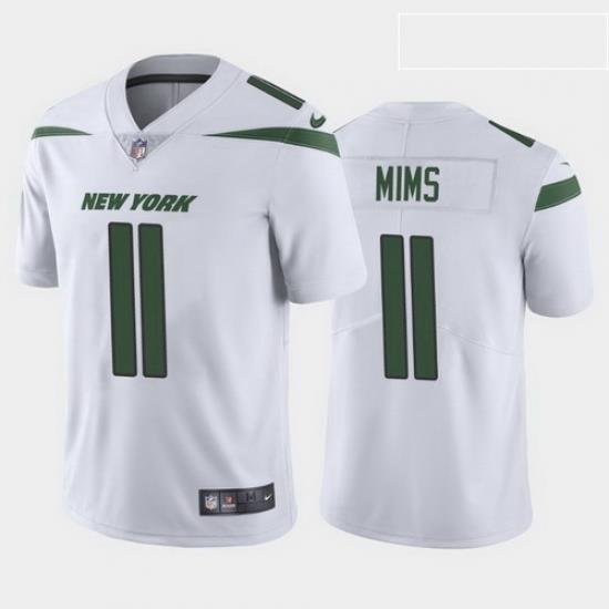 men denzel mims new york jets white vapor limited jersey