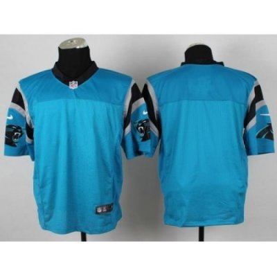 Nike Carolina Panthers Blank Blue Elite NFL Jersey