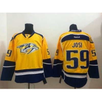 NHL nashville predators #59 josi blue-yellow Jerseys