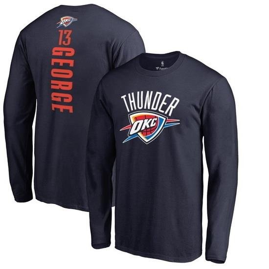 Oklahoma City Thunder Men Long T Shirt 003