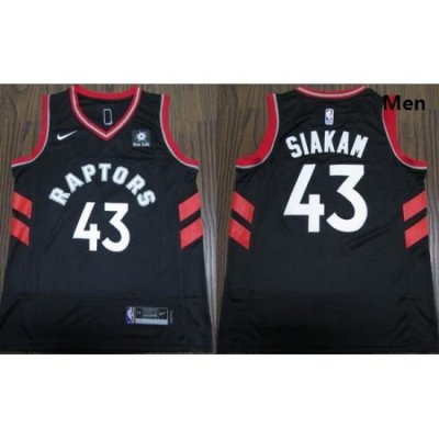 Raptors 43 Pascal Siakam Black Nike Swingman Jersey