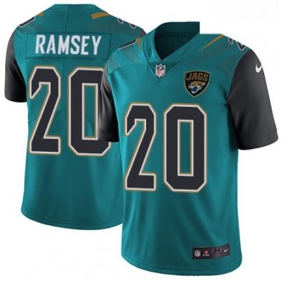 Men Nike Jacksonville Jaguars 20 Jalen Ramsey Teal Green Team Color Vapor Untouchable Limited Player NFL Jersey