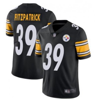 Steelers #39 Minkah Fitzpatrick Black Men's Stitched Football Vapor Untouchable Limited Jersey