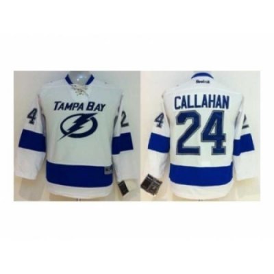 Youth NHL Jerseys Tampa Bay Lightning #24 Callahan white