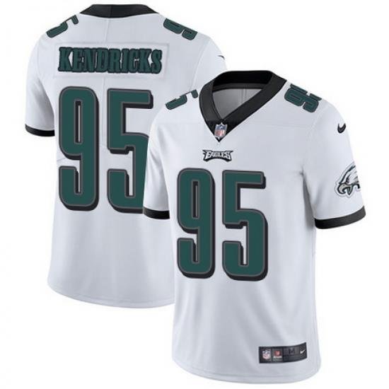 Nike Eagles #95 Mychal Kendricks White Mens Stitched NFL Vapor Untouchable Limited Jersey