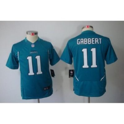 Youth Nike Jacksonville Jaguars #11 Blaine Gabbert Green Color[Youth Limited Jerseys]