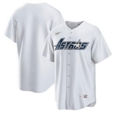 Men Houston Astros White Gold Star CooperstoWn Stitched jersey