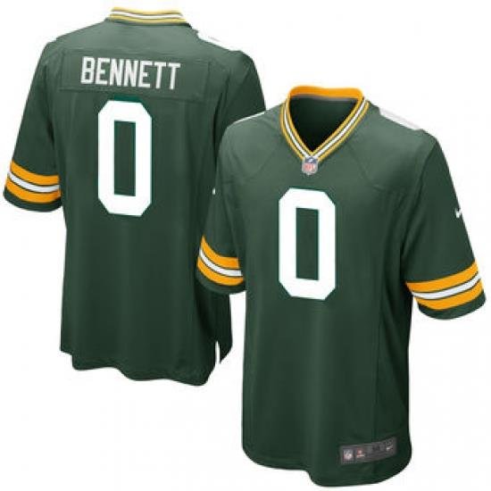 Men's Green Bay Packers Martellus Bennett Nike Green Game Jersey