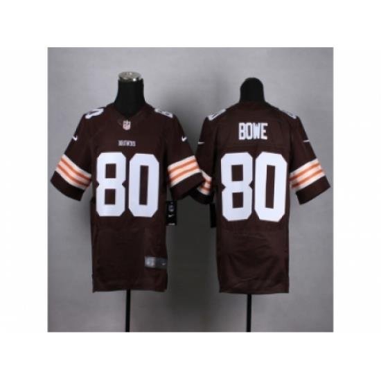 Nike cleveland browns 80 Dwayne Bowe Brown Elite NFL Jersey