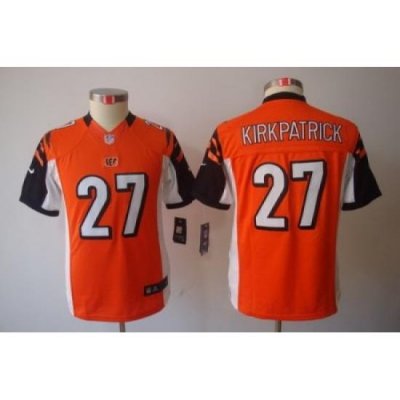 Nike Youth Cincinnati Bengals #27 Dre Kirkpatrick Orange Color[Youth Limited Jerseys]