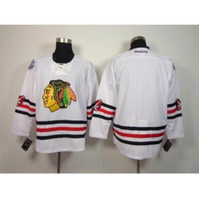 NHL Chicago Blackhawks Blank 2015 Winter Classic White Jerseys