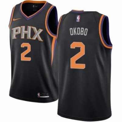 Womens Nike Phoenix Suns 2 Elie Okobo Swingman Black NBA Jersey Statement Edition