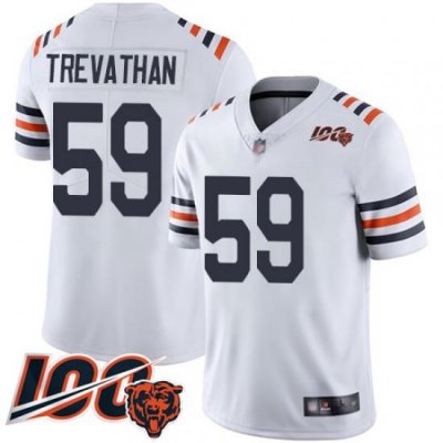 Men Chicago Bears 59 Danny Trevathan White 100th Season Limited Football Jersey