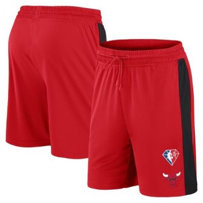 Men Chicago Bulls Red Shorts