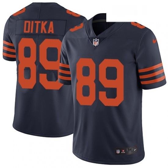 Youth Nike Chicago Bears 89 Mike Ditka Navy Blue Alternate Vapor Untouchable Limited Player NFL Jersey