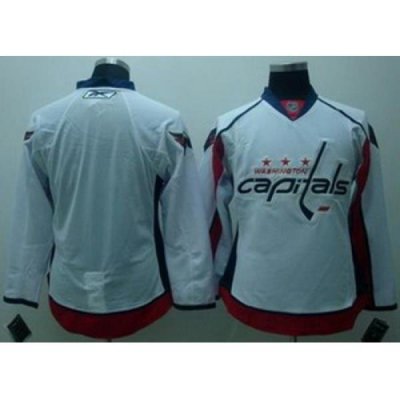 KIDS Washington Capitals blank jerseys white