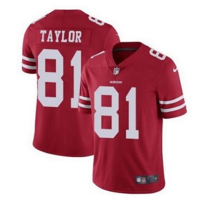 Men San Francisco 49ers 81 Trent Sherfield Red Vapor Limited Jersey