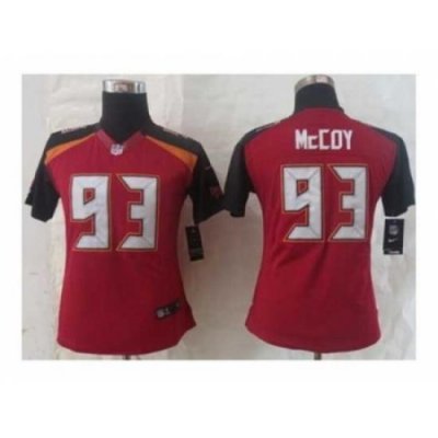 Nike Women Tampa Bay Buccaneers #93 Mccoy Red jerseys[2014 new]