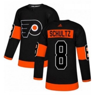 Youth Adidas Philadelphia Flyers 8 Dave Schultz Premier Black Alternate NHL Jersey