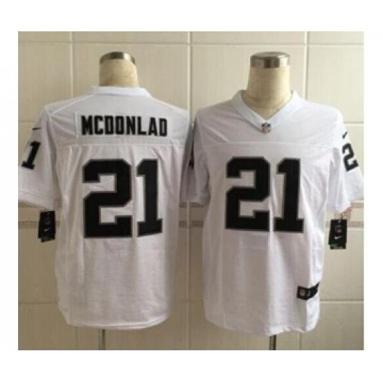 nike nfl jerseys oakland raiders 21 mcdonlad white[Elite][mcdonlad]