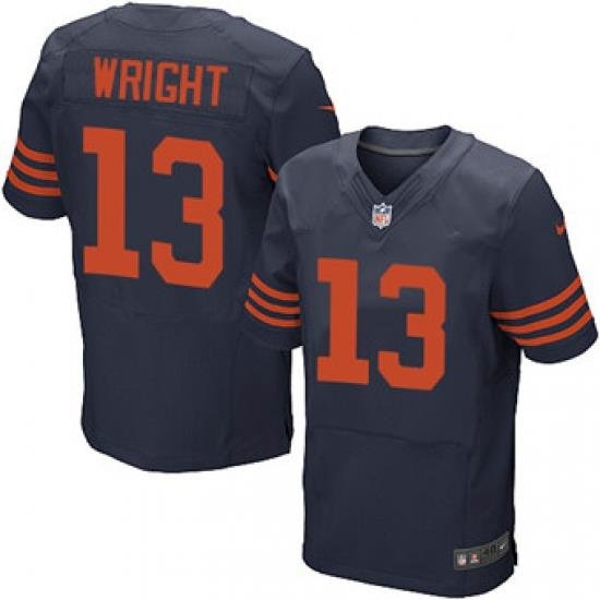 Nike Bears #13 Kendall Wright Navy Blue Alternate Mens Stitched NFL Elite Jersey