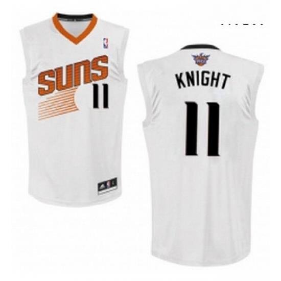 Mens Adidas Phoenix Suns 11 Brandon Knight Swingman White Home NBA Jersey