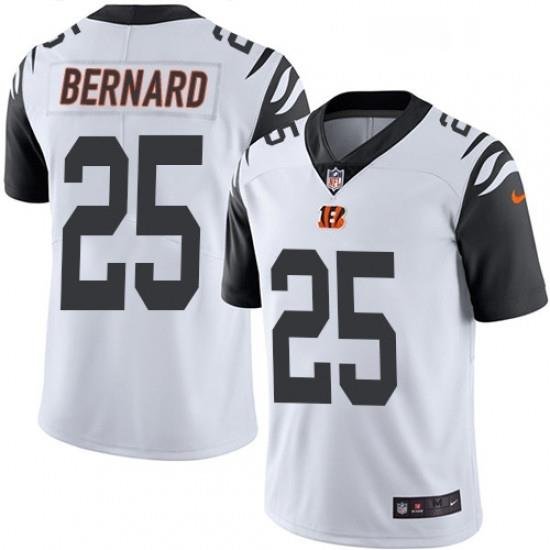 Youth Nike Cincinnati Bengals 25 Giovani Bernard Limited White Rush Vapor Untouchable NFL Jersey