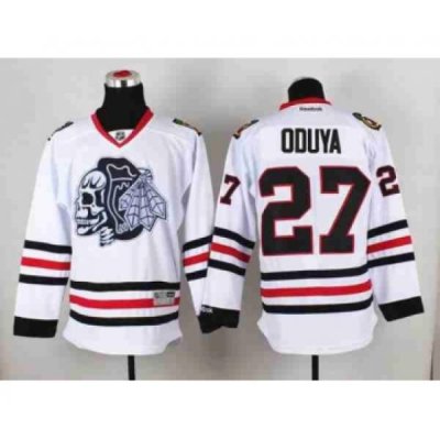 nhl jerseys chicago blackhawks #27 oduya white-1[the skeleton head][oduya]