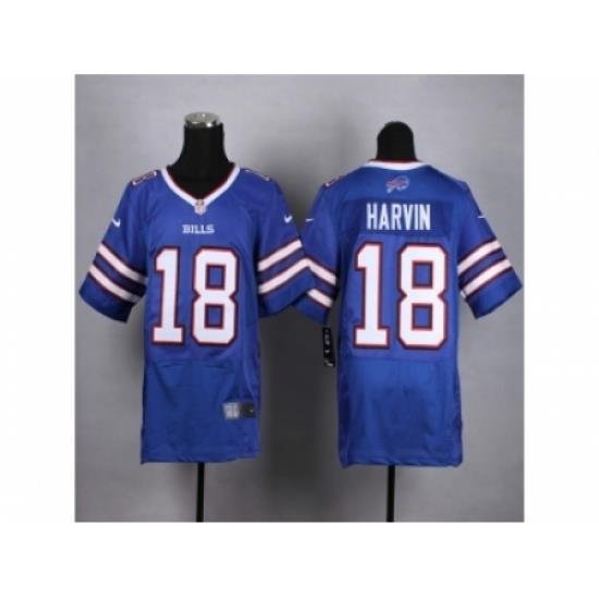 Nike Buffalo Bills 18 Percy Harvin blue Elite NFL Jersey